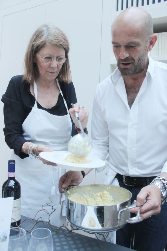 Diner organise par lagostina et la chef olympe versini