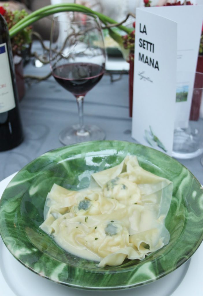 Diner organise par lagostina et la chef olympe versini