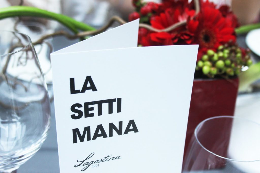 Diner organise par lagostina et la chef olympe versini