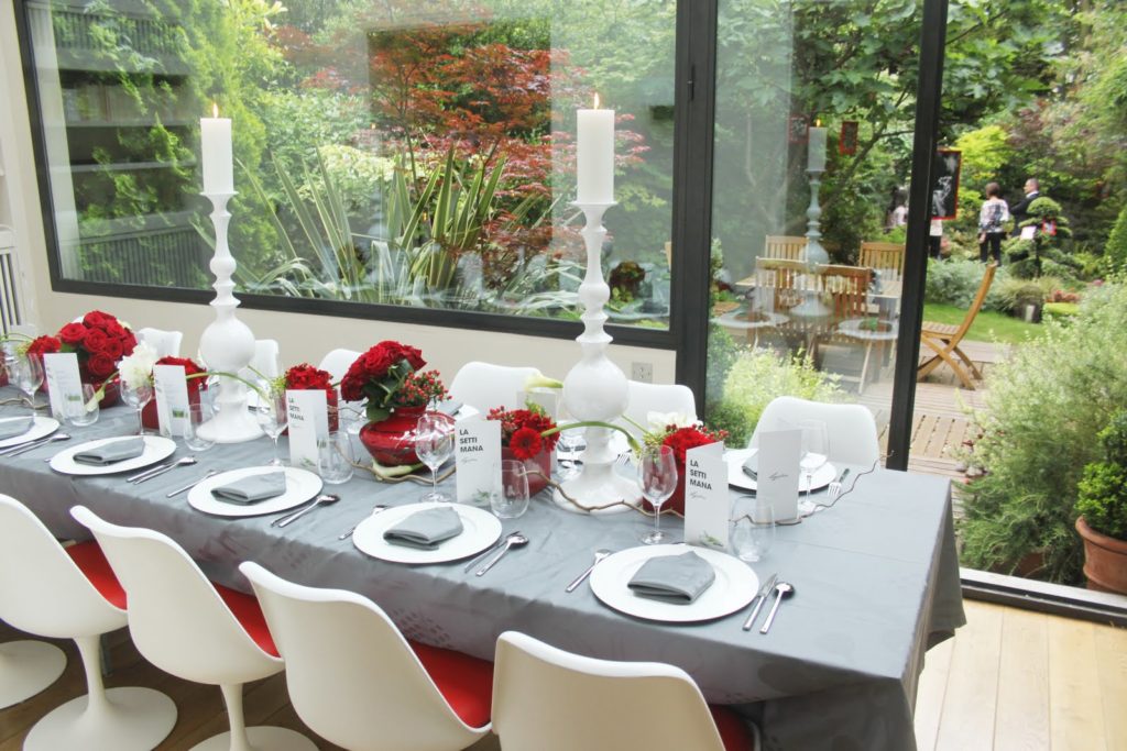 Diner organise par lagostina et la chef olympe versini