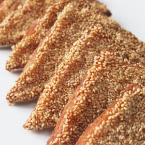 Toasts frits aux crevettes