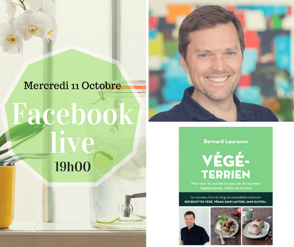 Facebook live mercredi 11 octobre