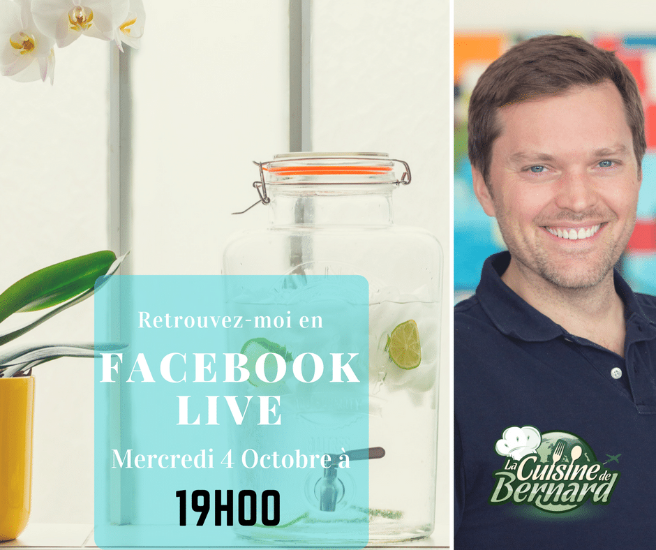 Facebook live du mercredi 4 octobre