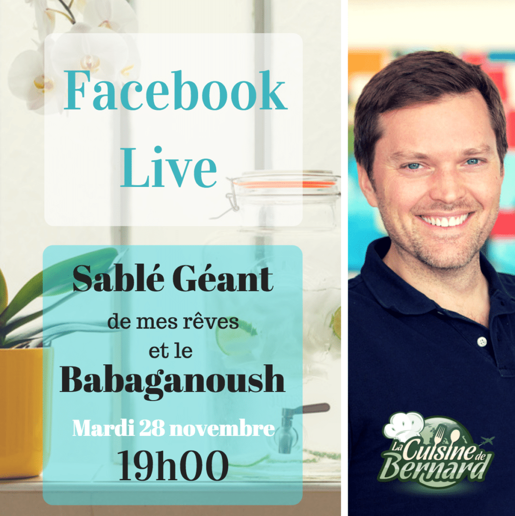 Facebook live Mardi 28 novembre à 19h00 !