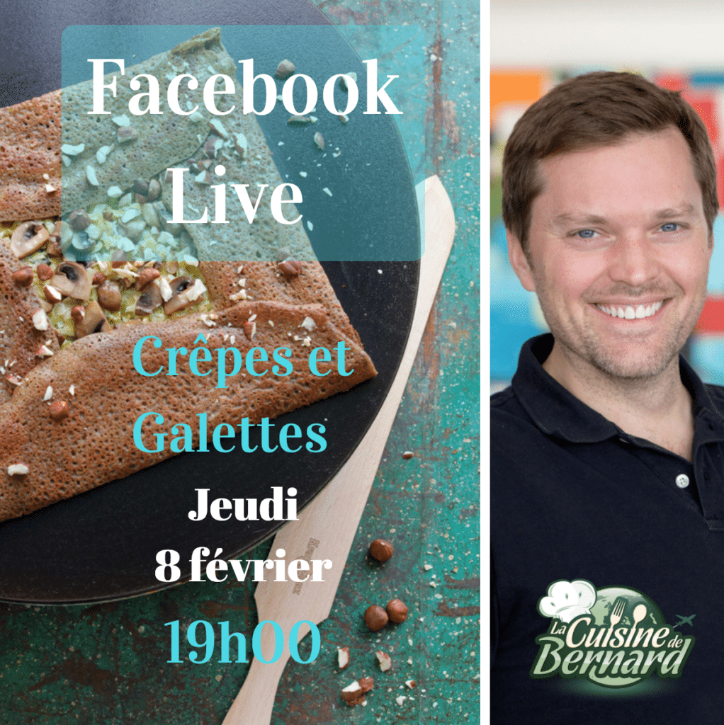 Facebook live jeudi 8 février à 19h00