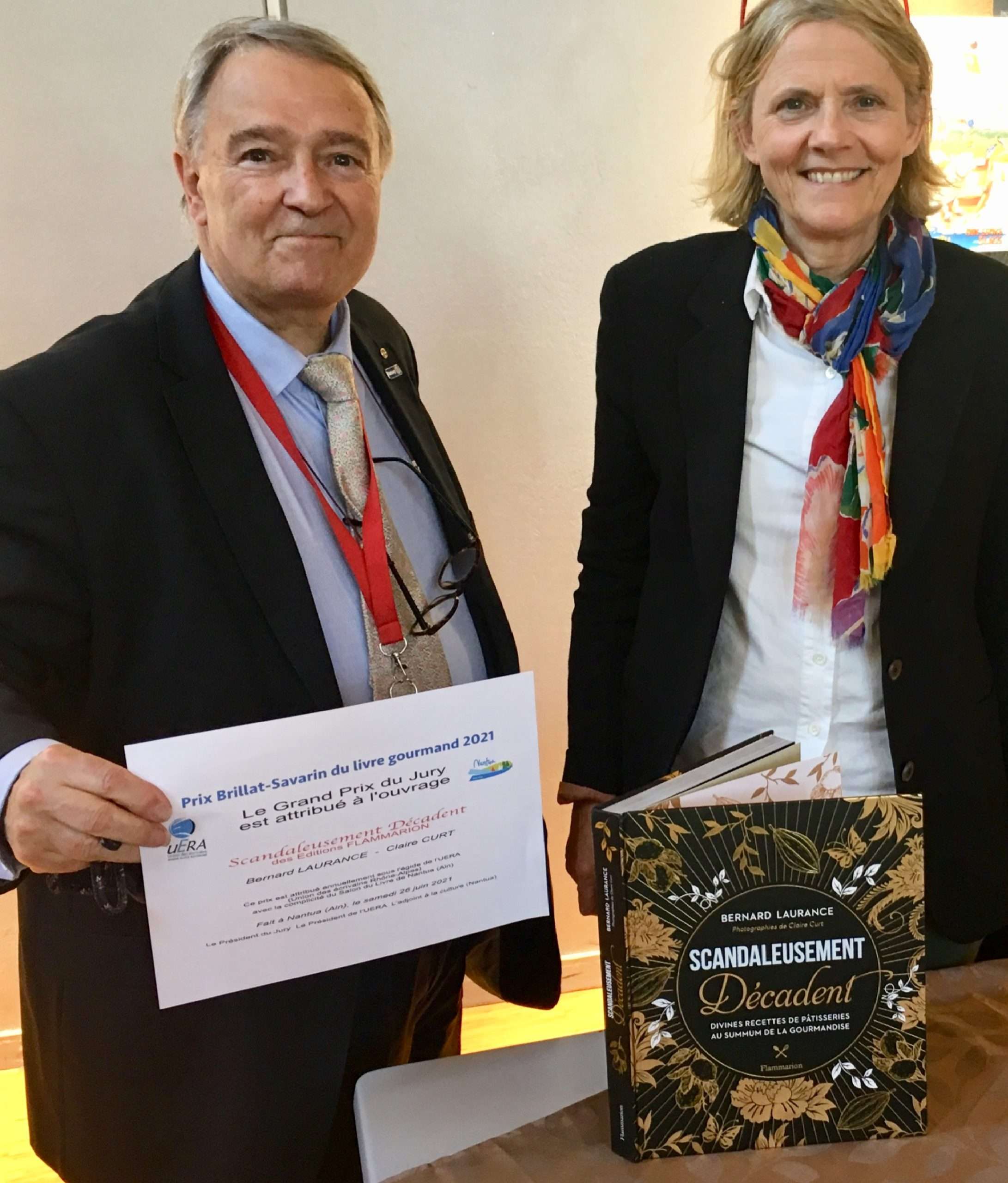 Grand Prix Brillat-Savarin pour mon livre « Scandaleusement Décadent » !